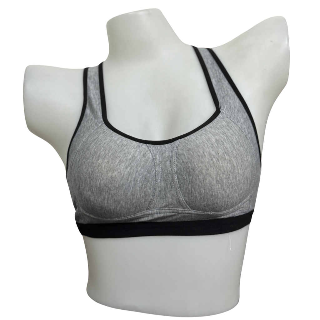 High support sports bra front view