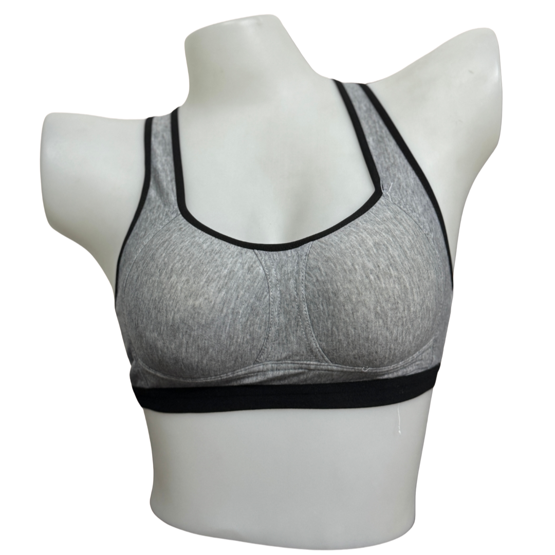 High support sports bra front view