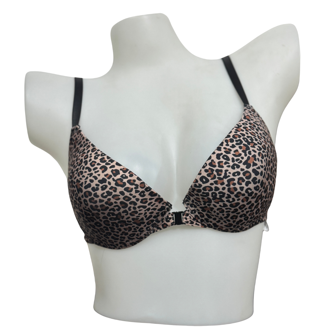 Leopard Print Push-Up Bra & Panty Set