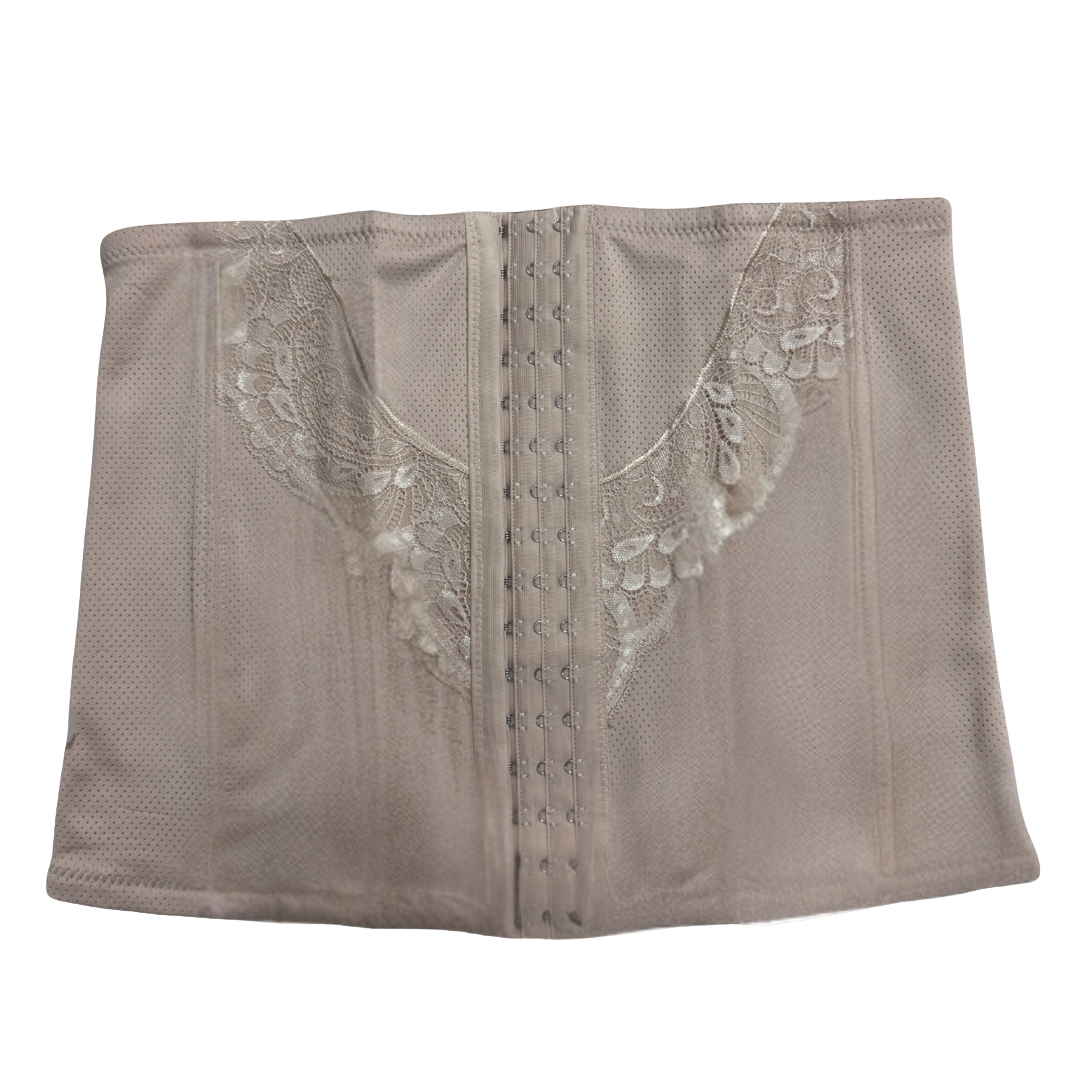 Floral Lace Waist Shaper – Skin Tone | Tummy Control & Shaping Support