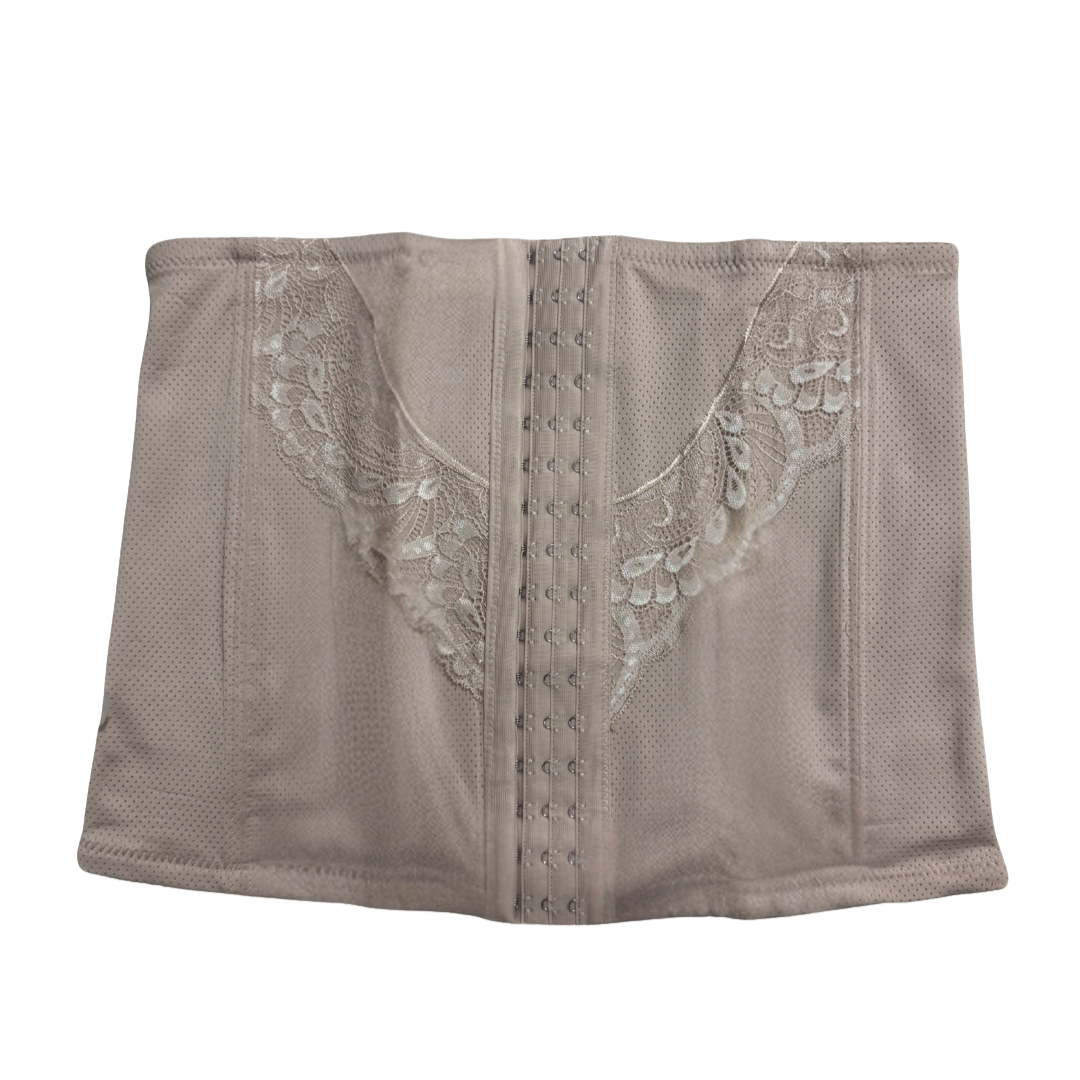 Floral Lace Waist Shaper – Skin Tone | Tummy Control & Shaping Support