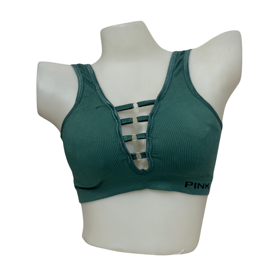 Active Casual Sports Bra & Brief Set