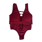 Active Casual Sports Bra & Brief Set