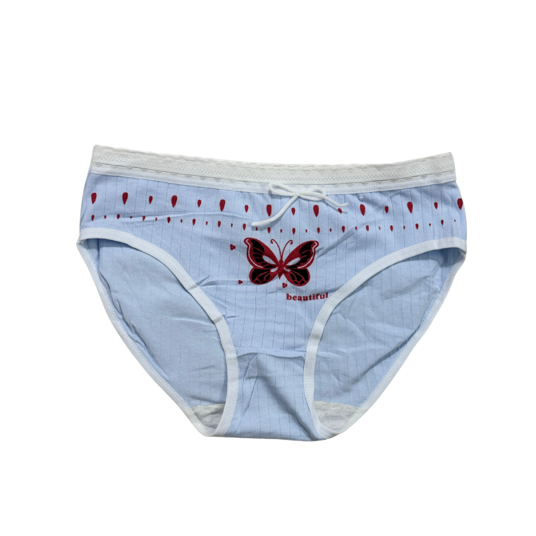 Girls Printed Butterfly Underwear