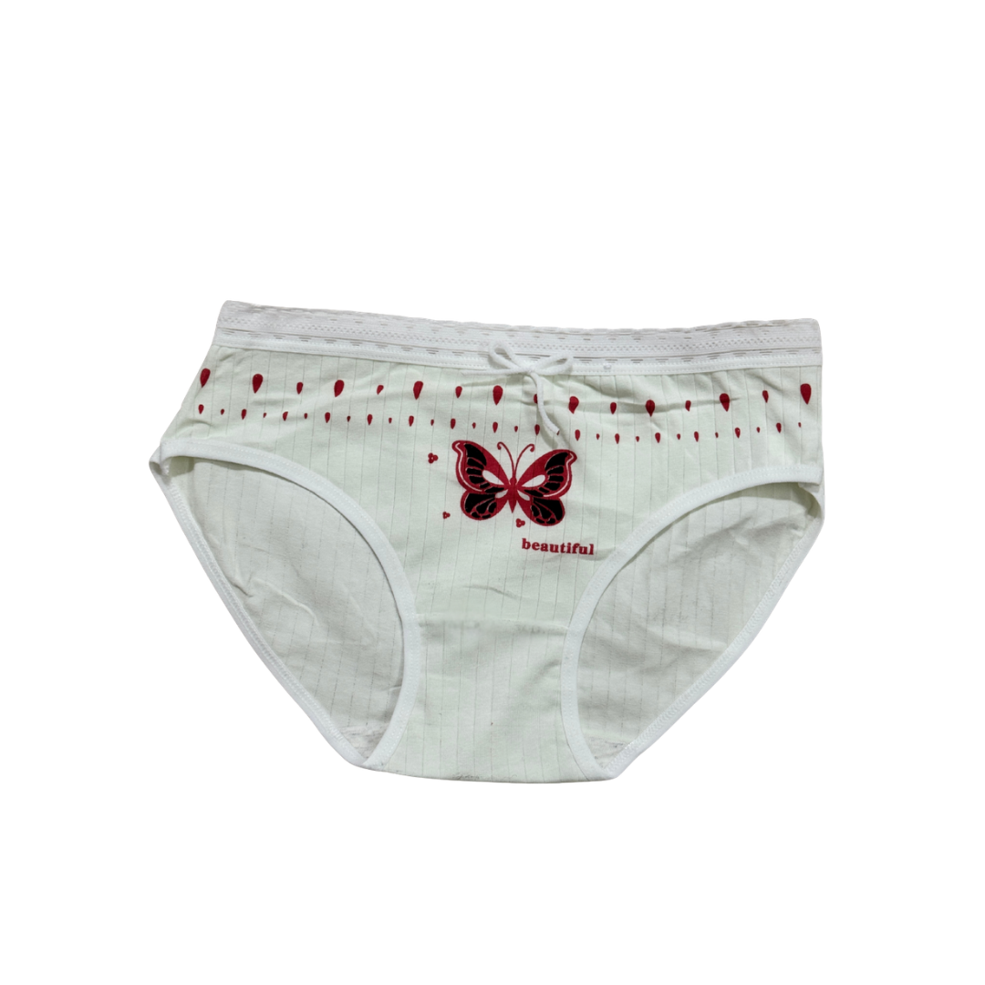Girls Printed Butterfly Underwear