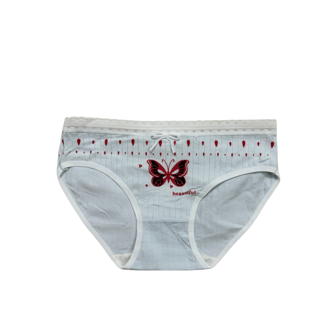 Girls Printed Butterfly Underwear