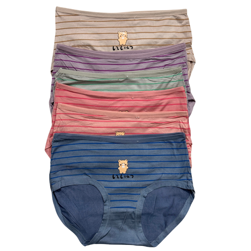 Cute Bear Print Cotton Panties for Girls