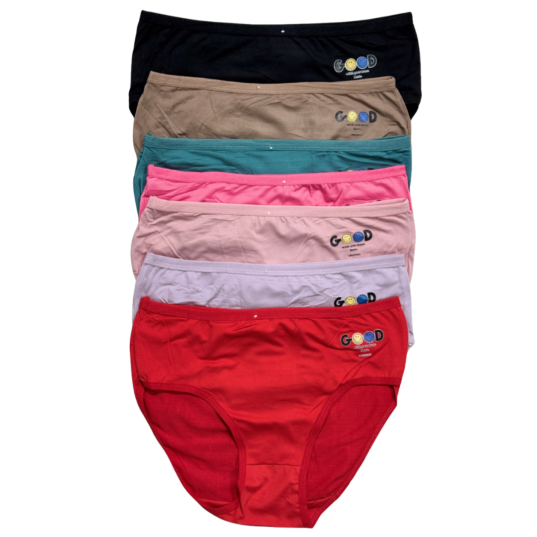 Girls “GOOD” Printed Cotton Panties