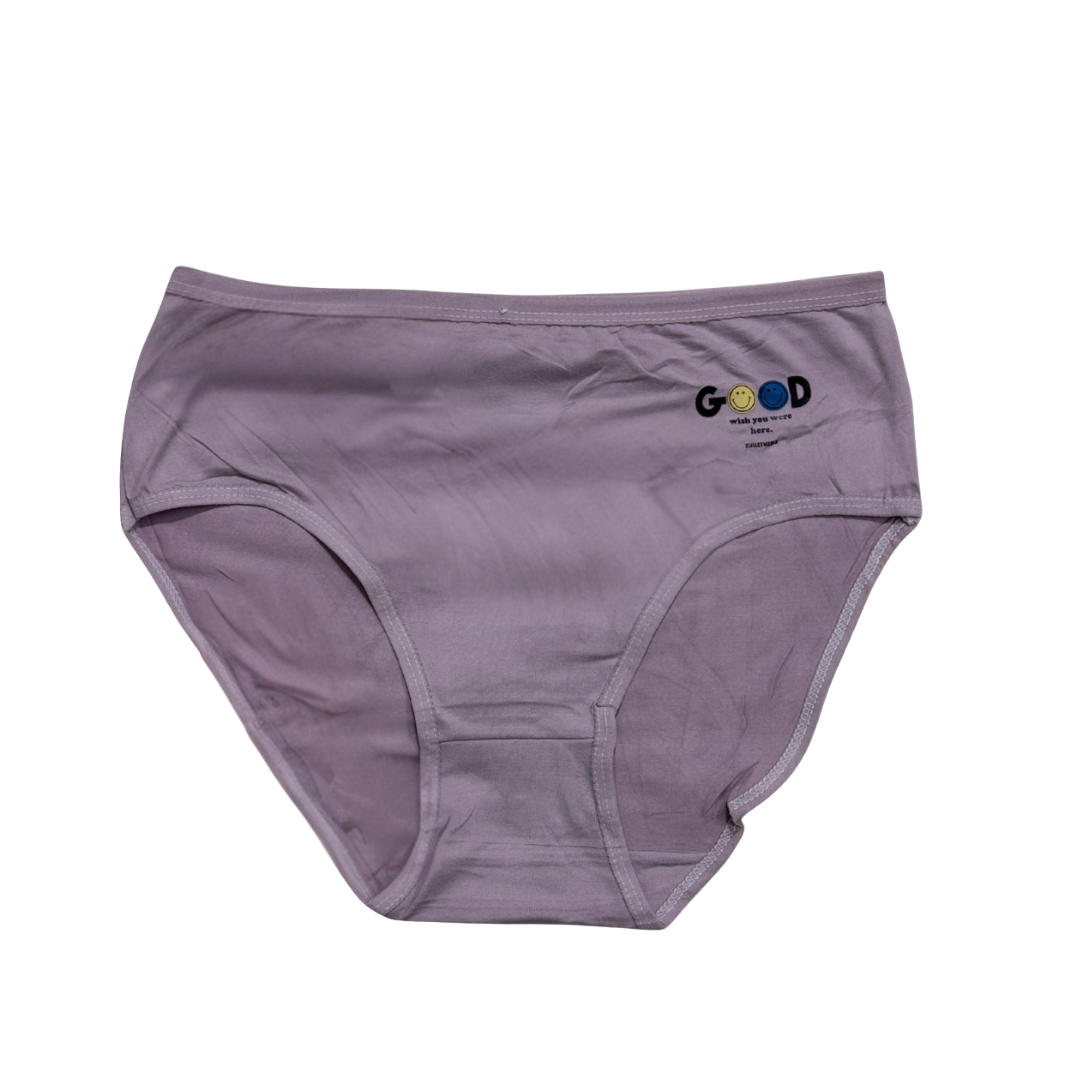 Girls “GOOD” Printed Cotton Panties