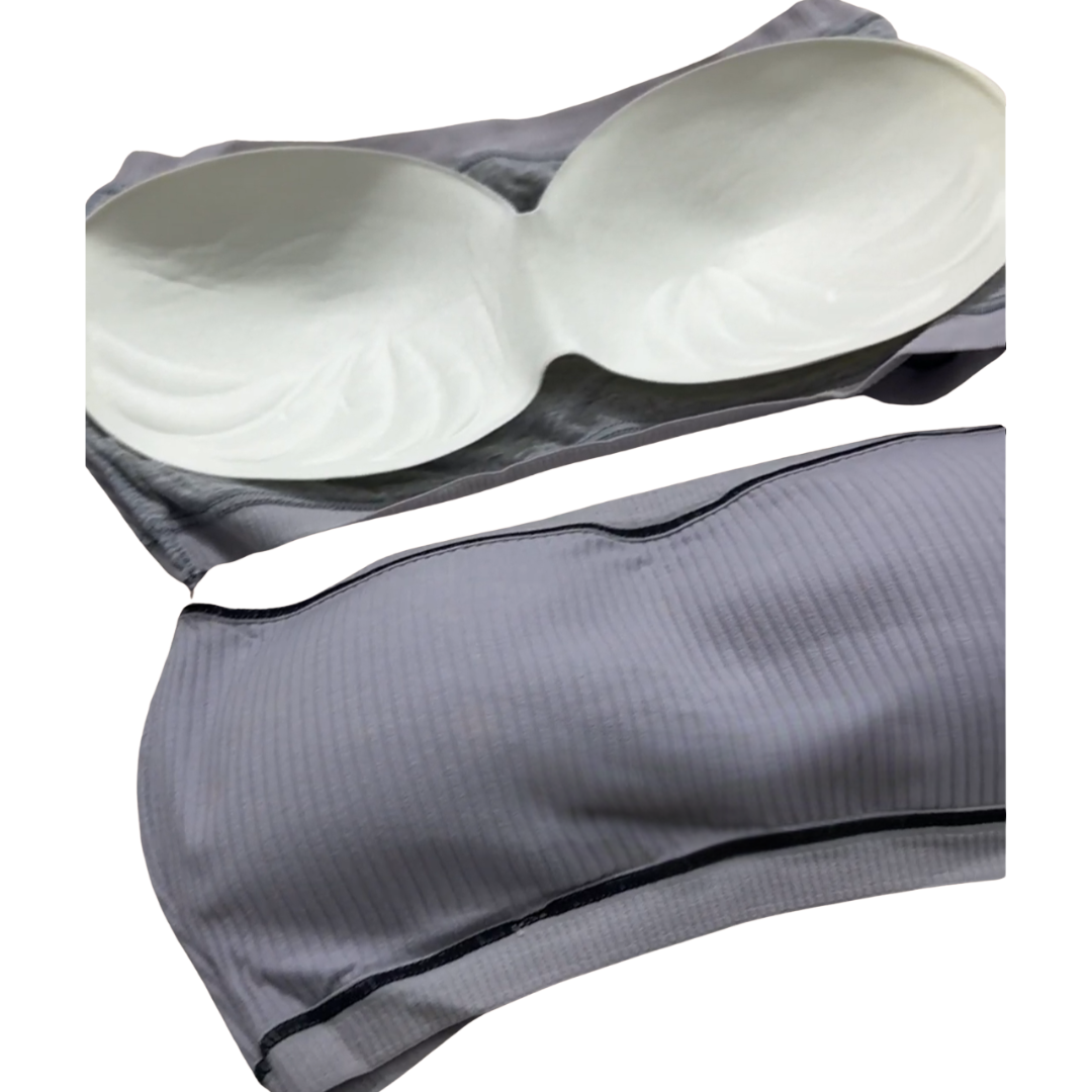 Seamless Strapless Push-Up Bandeau Bra