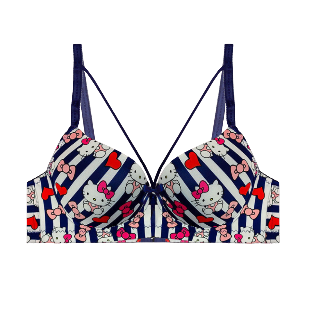 Hello Kitty Push-Up Wired Bra – Cute Support with Perfect Lift