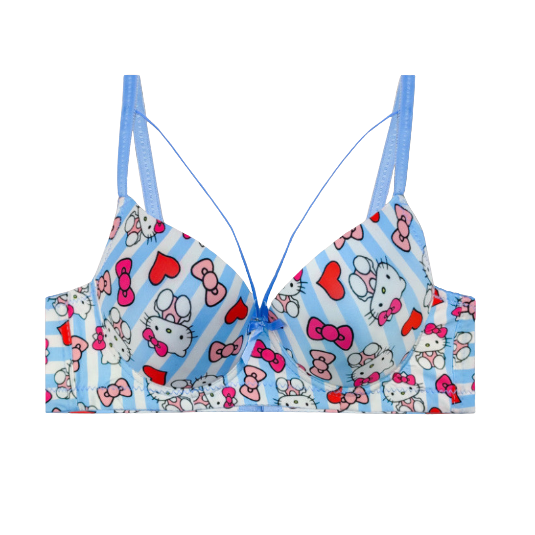 Hello Kitty Push-Up Wired Bra – Cute Support with Perfect Lift