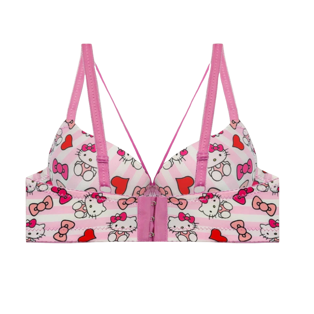 Hello Kitty Push-Up Wired Bra – Cute Support with Perfect Lift