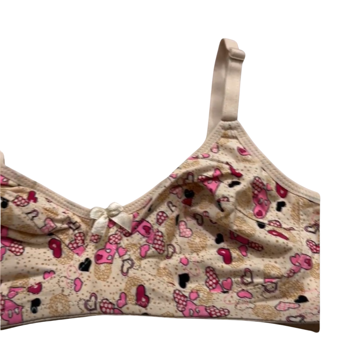 Soft Mix Fabric Non-Wired Non-Padded Bra – Everyday Comfort Fit