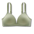Glossy Triangle Bra Soft Light Support