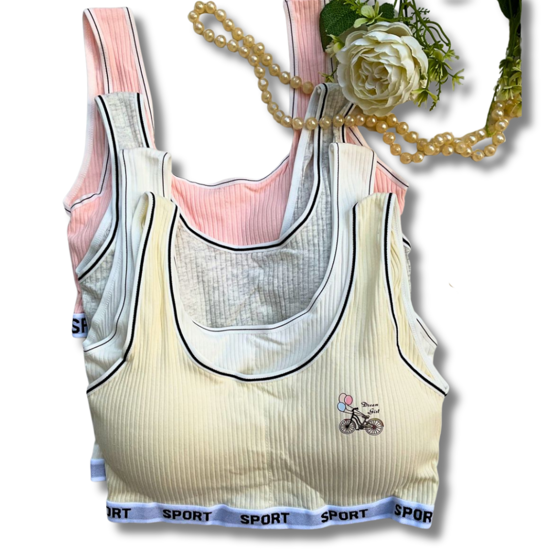 Soft Training Bra for Teens – Stretchable Comfortable Everyday Bra
