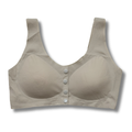 Front Open Seamless Bra Soft Button Comfortable Bra