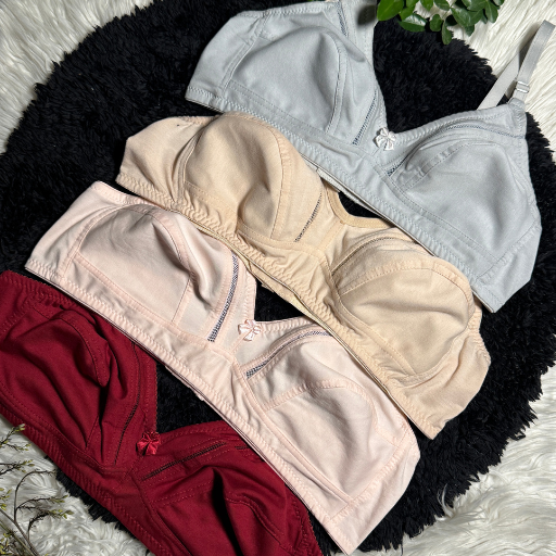 Non-Padded Mesh Bra for Women