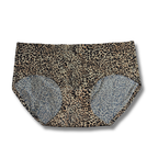 Leak-Proof Cheetah Print Cotton Underwear for Women