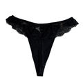 V-Shape French Lace Seamless Thong Panty