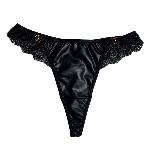 V-Shape French Lace Seamless Thong Panty