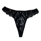 V-Shape French Lace Seamless Thong Panty