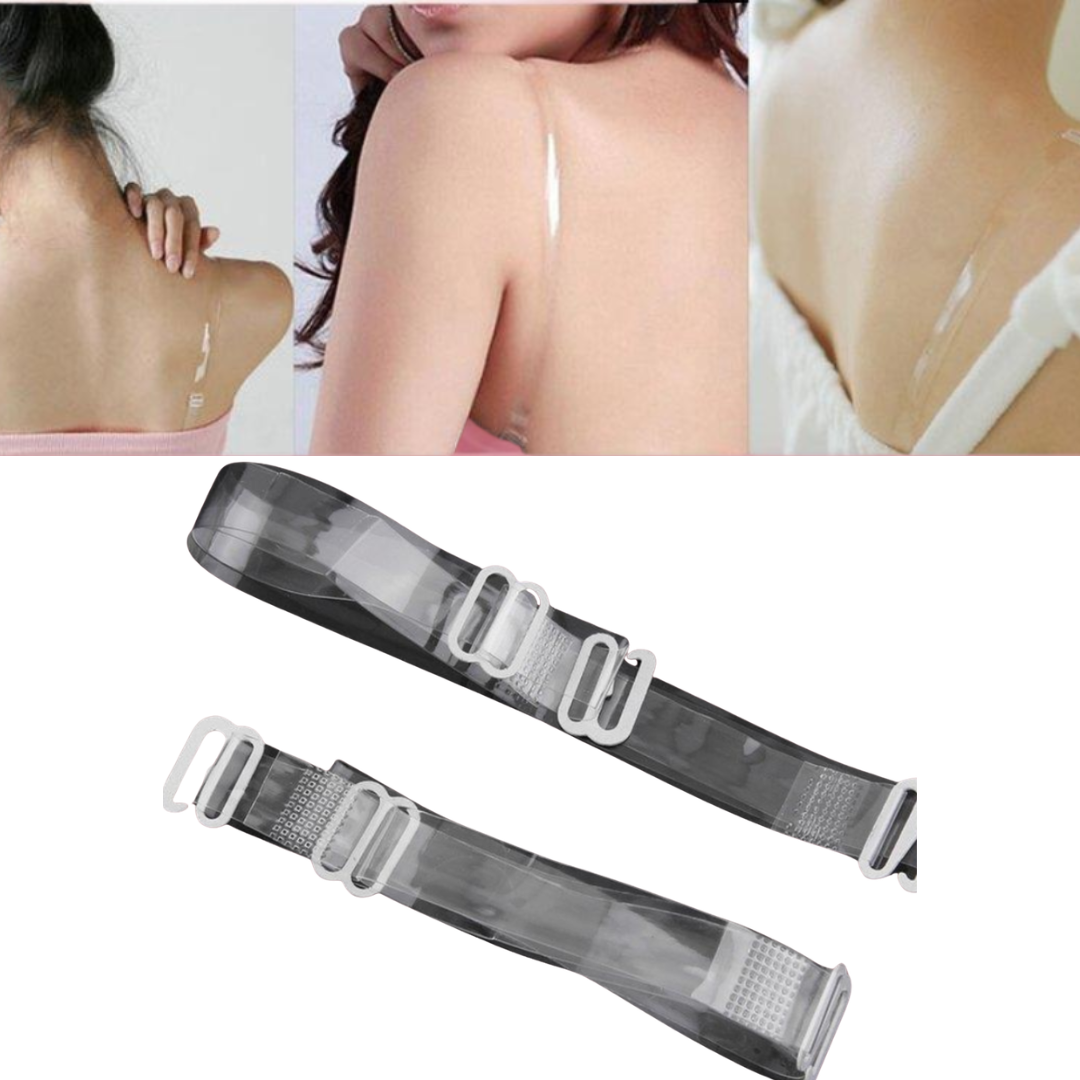 Transparent Bra Straps – Adjustable & Invisible