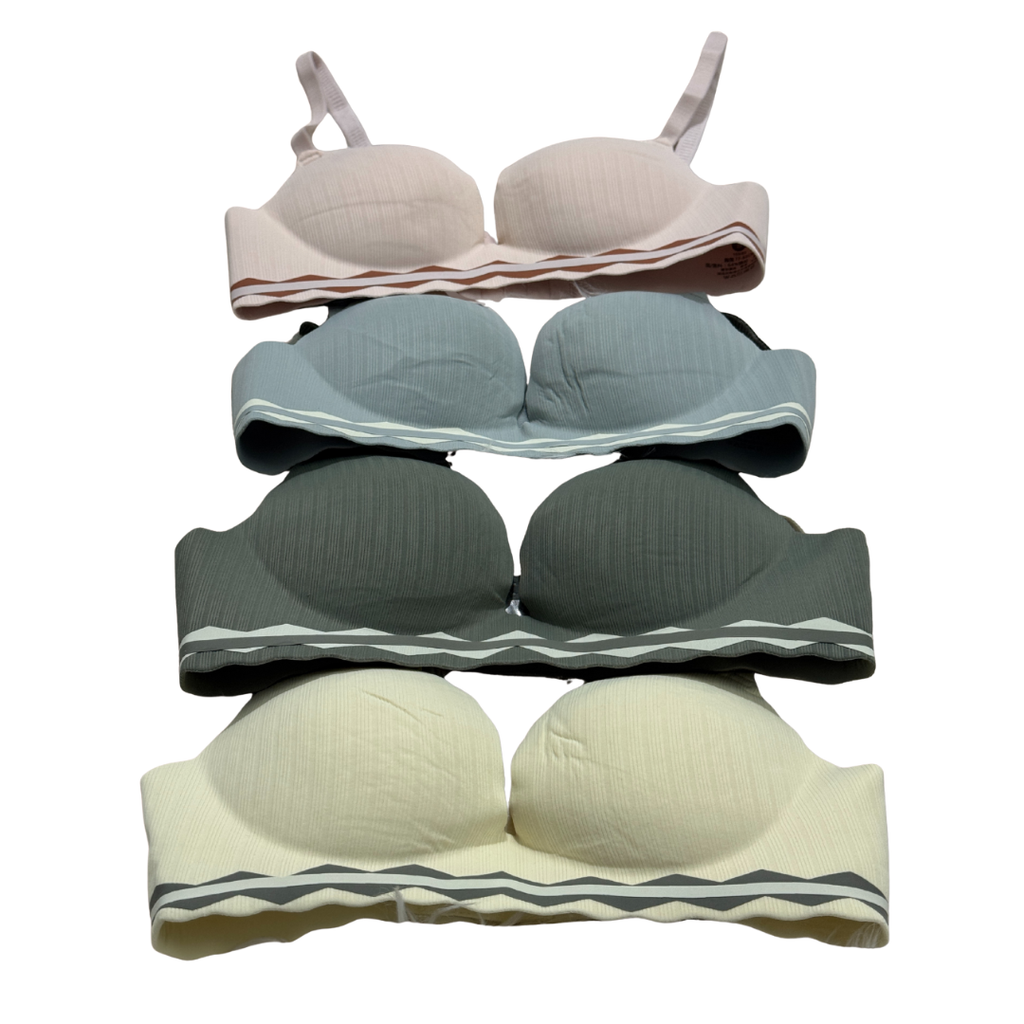 Smooth seamless edge on push-up bra