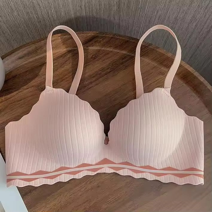 front view of seamless push-up bra