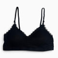 Longline Lace Detail Removable Padded T-Shirt Bra – Seamless Comfort Bra
