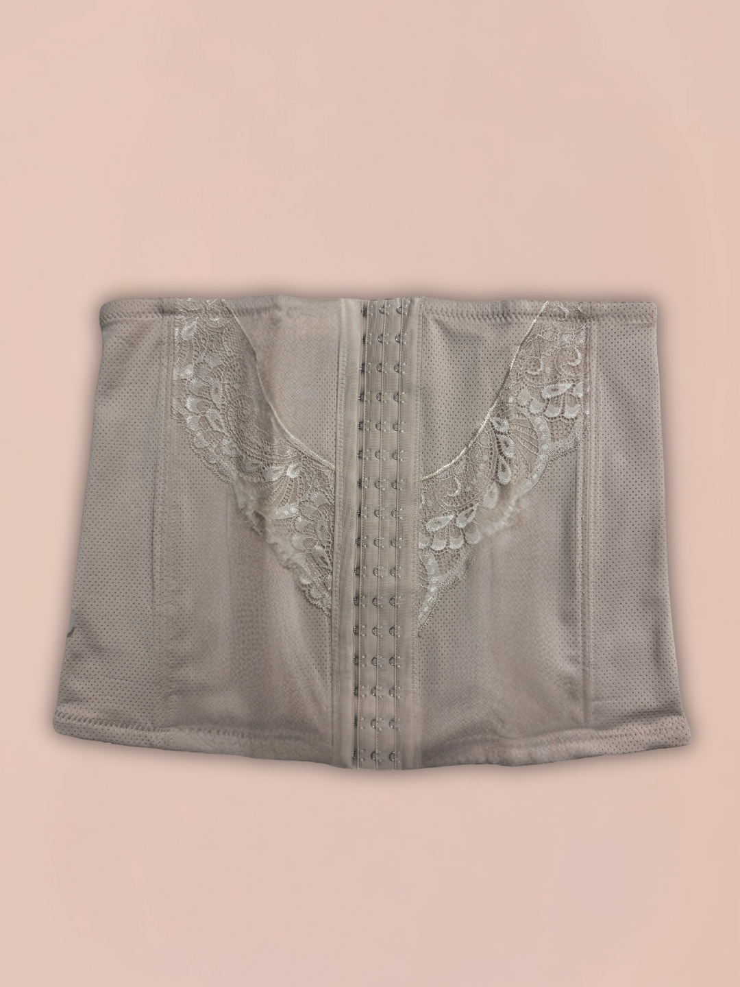 Floral Lace Waist Shaper – Skin Tone | Tummy Control & Shaping Support - Image 2