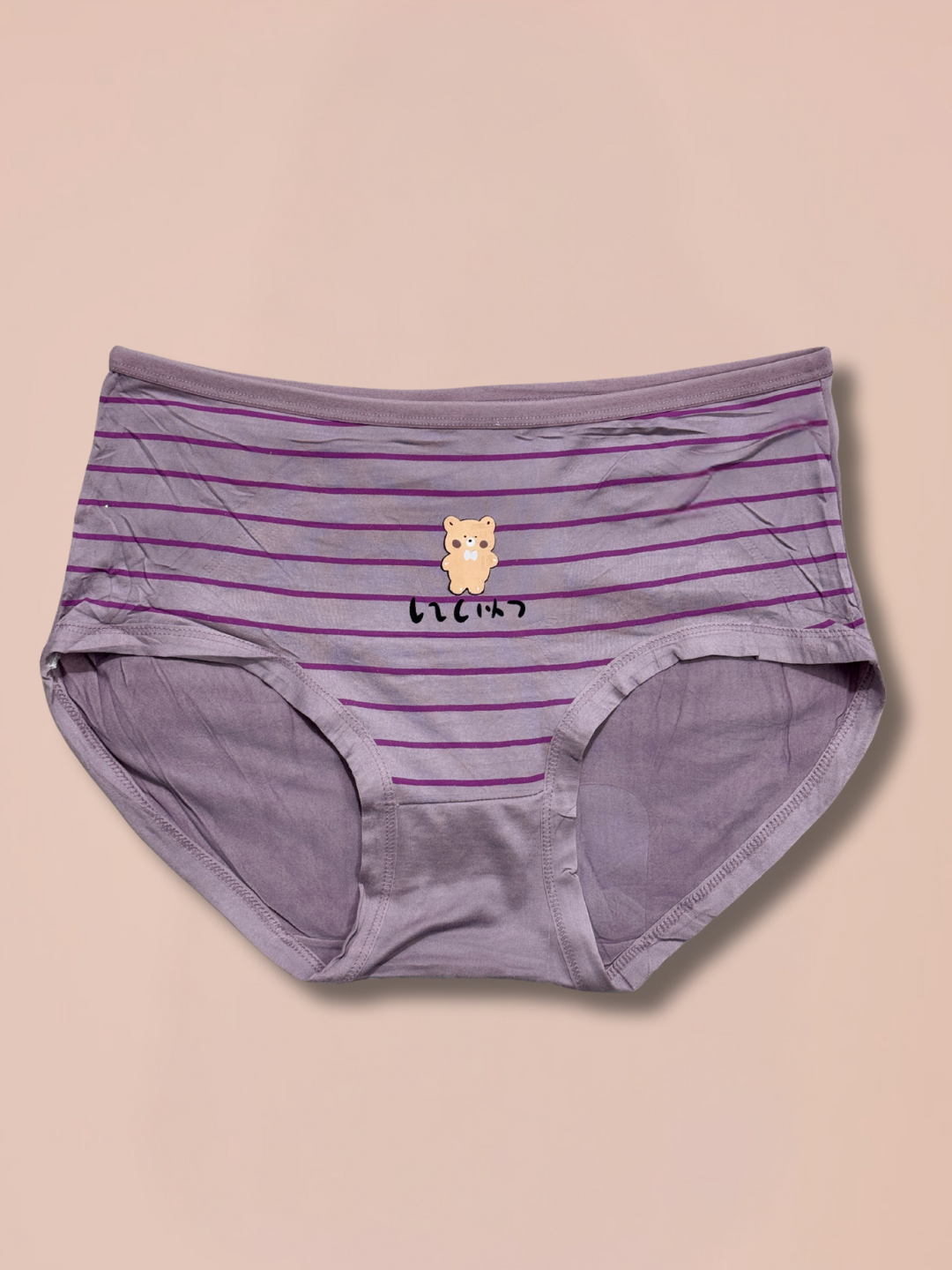 Cute Bear Print Cotton Panties - Image 3