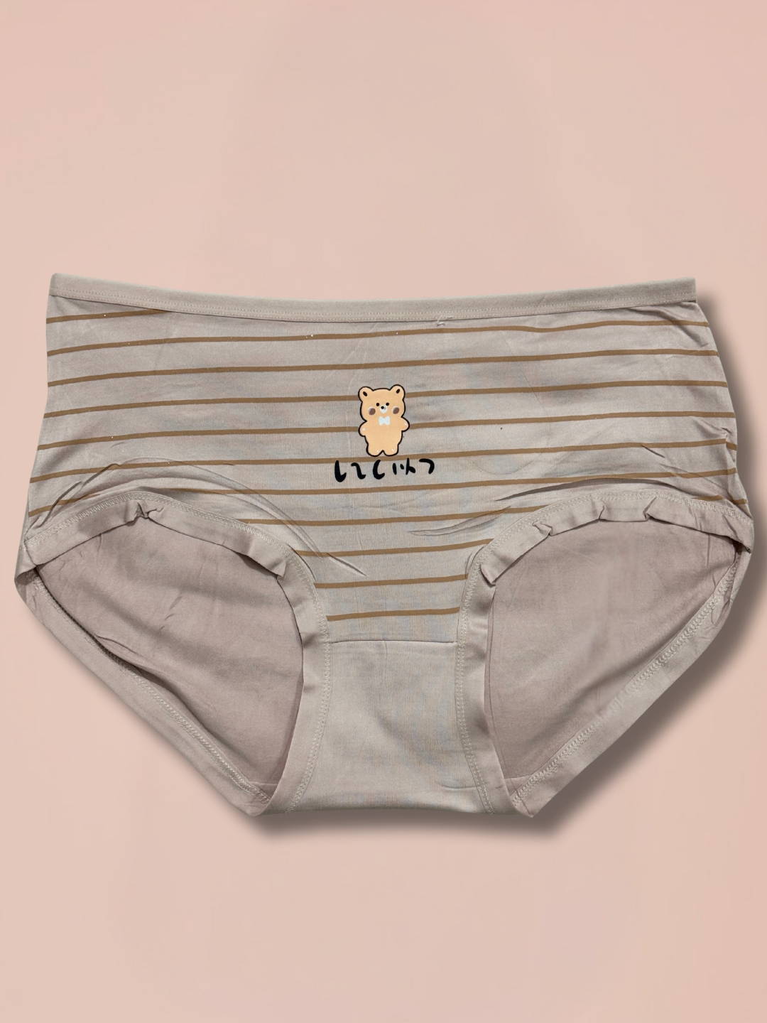 Cute Bear Print Cotton Panties - Image 6