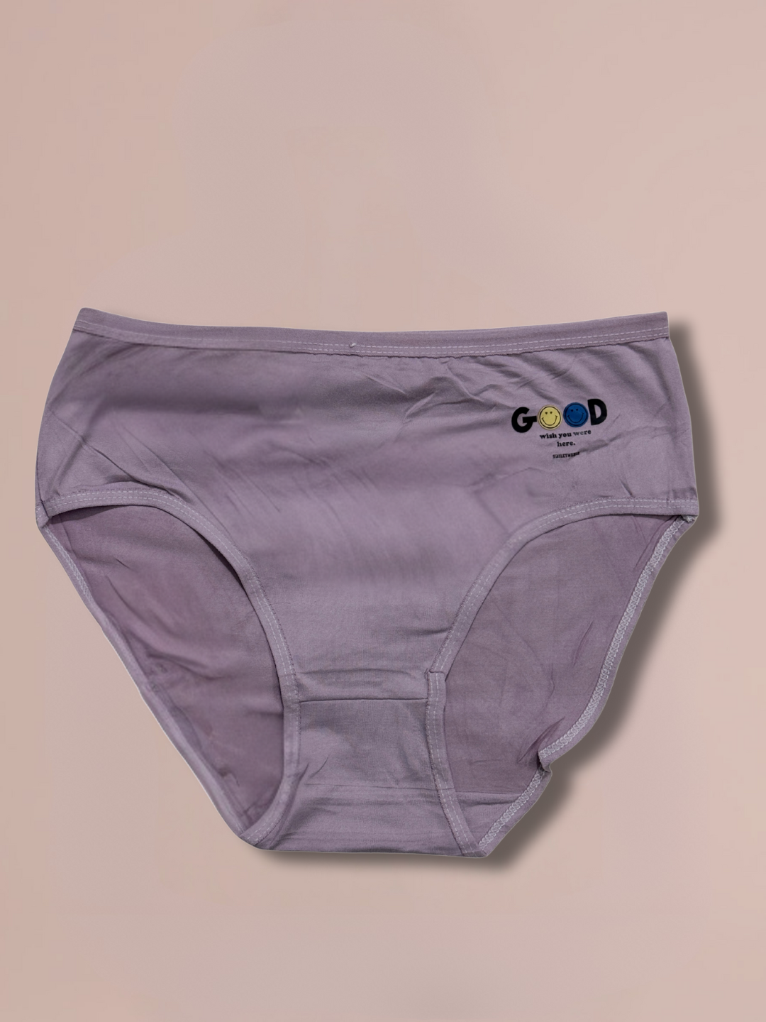 Girls “GOOD” Printed Cotton Panties - Image 3